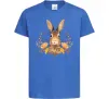 Детская футболка Осінній заєць Ярко-синий фото
