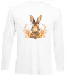 Лонгслів Осінній заєць Білий фото