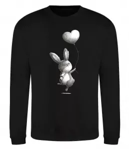 Свитшот Steampunk rabbit Черный фото