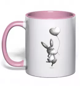 Чашка с цветной ручкой Playboy dots Черный фото