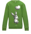 Детский Свитшот Зайчик з кулькою Лаймовый Детский Свитшот Зайчик з кулькою Лаймовый фото