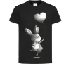 Дитяча футболка Зайчик з кулькою Чорний фото