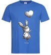 Мужская футболка Зайчик з кулькою Ярко-синий Мужская футболка Зайчик з кулькою Ярко-синий фото