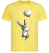 Мужская футболка Зайчик з кулькою Лимонный Мужская футболка Зайчик з кулькою Лимонный фото