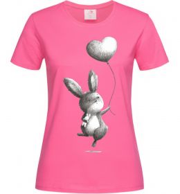Женская футболка Зайчик з кулькою Женская футболка Зайчик з кулькою