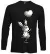 Лонгслів Зайчик з кулькою Чорний Лонгслів Зайчик з кулькою Чорний фото