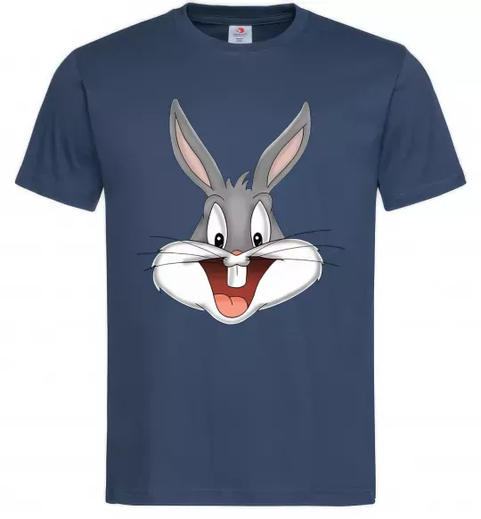 Чоловіча футболка Бакс Банні голова Темно-синій фото