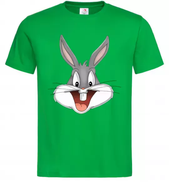 Чоловіча футболка Бакс Банні голова Зелений фото