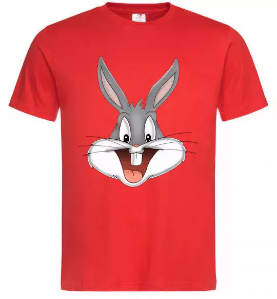 Чоловіча футболка Бакс Банні голова Червоний фото