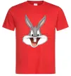 Чоловіча футболка Бакс Банні голова Червоний фото