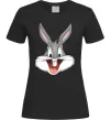 Женская футболка Бакс Банні голова Черный Женская футболка Бакс Банні голова Черный фото