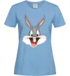 Женская футболка Бакс Банні голова Голубой Женская футболка Бакс Банні голова Голубой фото