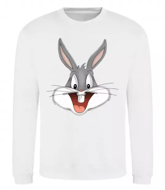 Свитшот Бакс Банні голова Белый фото