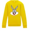 Детский Свитшот Бакс Банні голова Солнечно желтый фото