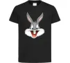 Дитяча футболка Бакс Банні голова Чорний фото