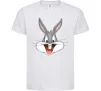 Дитяча футболка Бакс Банні голова Білий фото