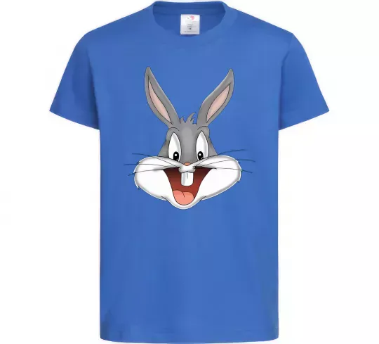 Дитяча футболка Бакс Банні голова Яскраво-синій фото