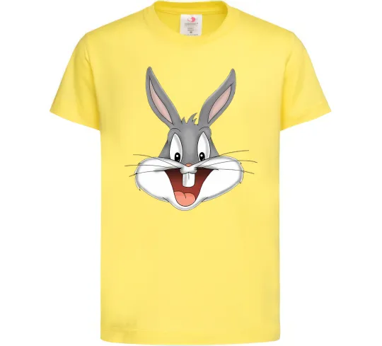 Дитяча футболка Бакс Банні голова Лимонний фото