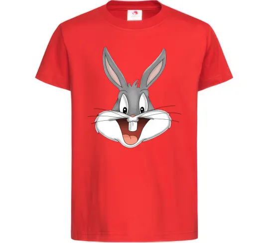 Дитяча футболка Бакс Банні голова Червоний фото