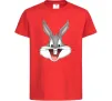 Дитяча футболка Бакс Банні голова Червоний фото