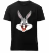 Чоловіча преміум футболка Бакс Банні голова Чорний фото