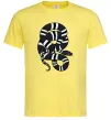 Мужская футболка Сірий полосатий змій Лимонный Мужская футболка Сірий полосатий змій Лимонный фото