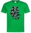 Мужская футболка Сірий полосатий змій Зеленый Мужская футболка Сірий полосатий змій Зеленый фото