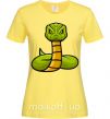 Жіноча футболка Зеленая гремучая змея Лимонний фото