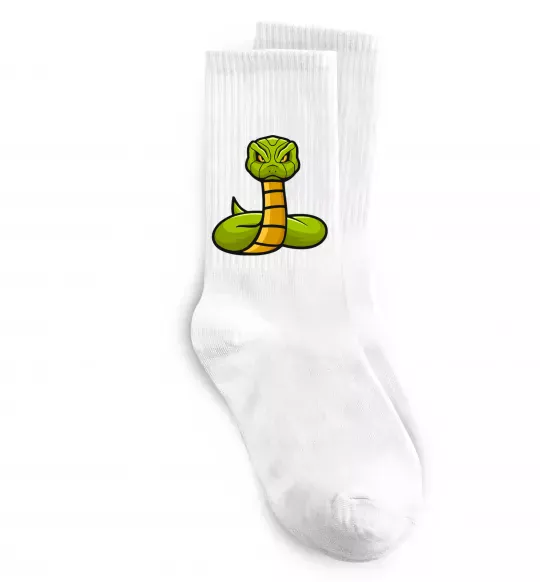 Носки Зелена гримуча змія Белый фото