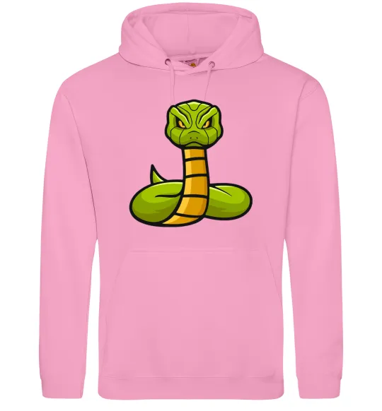 Жіноча толстовка (худі) Зелена гримуча змія Рожевий фото
