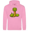 Жіноча толстовка (худі) Зелена гримуча змія Рожевий фото