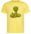 Чоловіча футболка Зелена гримуча змія Лимонний фото