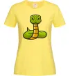 Жіноча футболка Зелена гримуча змія Лимонний фото