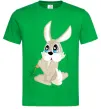 Чоловіча футболка Кролик з морквинкою Зелений фото