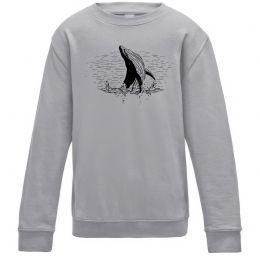 Дитячий світшот Кит в хвилях