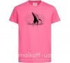 Детская футболка Кит в волнах Ярко-розовый фото
