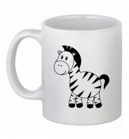 Чашка керамічна Маленька зебра Чашка керамічна Маленька зебра