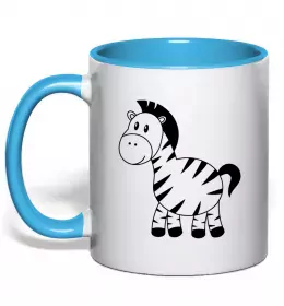 Чашка з кольоровою ручкою