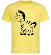 Чоловіча футболка Малыш зебры Лимонний фото