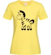 Женская футболка Маленька зебра Лимонный Женская футболка Маленька зебра Лимонный фото