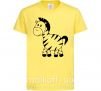 Детская футболка Малыш зебры Лимонный фото