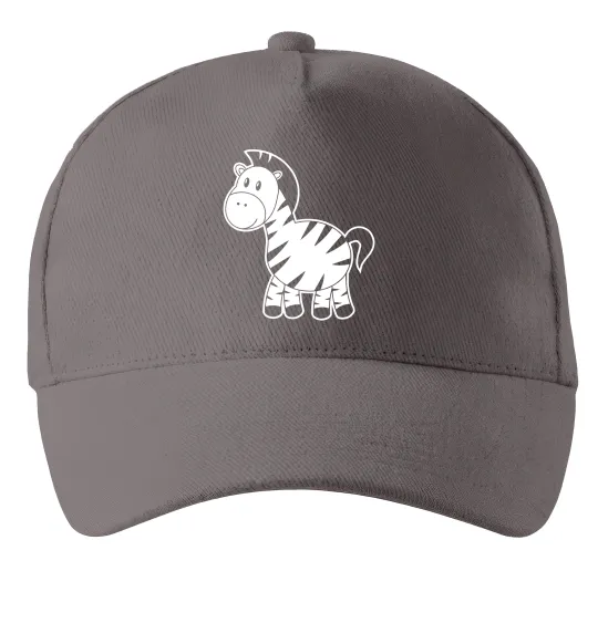 Кепка Маленька зебра Сірий фото