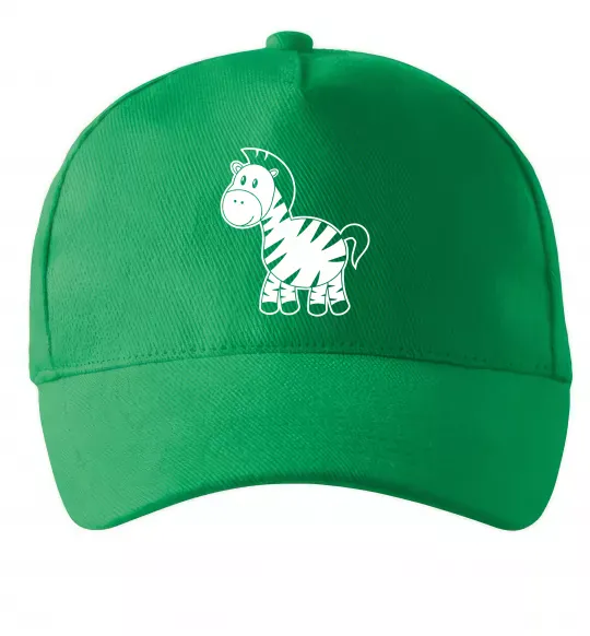 Кепка Маленька зебра Зеленый фото