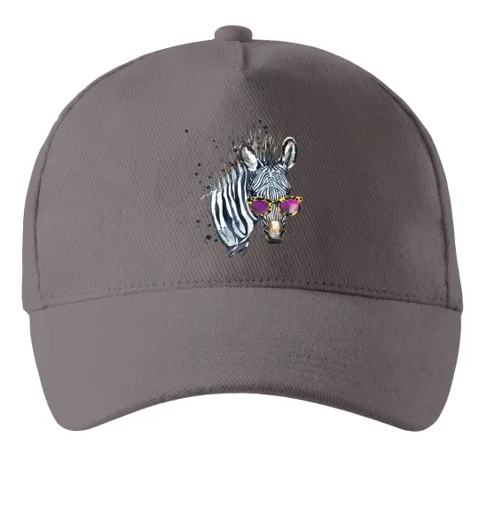Кепка Зебра в окулярах Серый фото