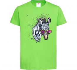 Детская футболка Зебра в окулярах