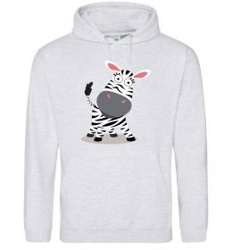 Чоловіча толстовка (худі) Здивована зебра