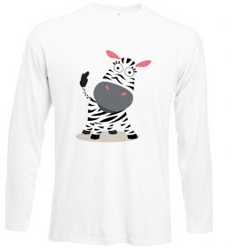 Лонгслив Здивована зебра