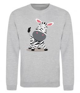 Свитшот Здивована зебра