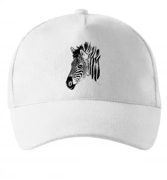 Кепка Морда зебри Білий фото