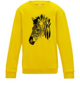 Дитячий світшот Морда зебри